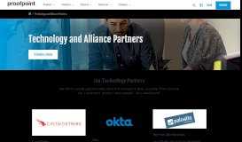 
							         Technology & Alliance Partners | Proofpoint UK								  
							    