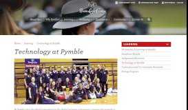 
							         Technology at Pymble - Pymble Ladies' College								  
							    