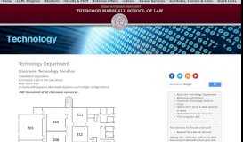 
							         Technology at Thurgood Marshall School of Law in Houston, Texas								  
							    
