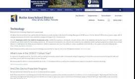 
							         Technology - Butler Area School District								  
							    