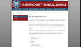 
							         Technology - Camden County Technical Schools								  
							    