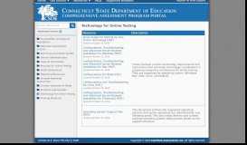 
							         Technology for Online Testing - CSDE Comprehensive Assessment ...								  
							    