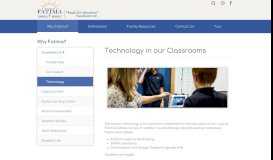 
							         Technology in our Classrooms - Our Lady of Fatima Catholic School ...								  
							    