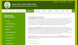 
							         Technology - Instructional / PowerSchool								  
							    