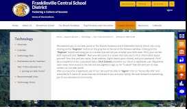 
							         Technology / Joining our Web Portal - Franklinville Central School								  
							    