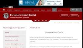 
							         Technology Learning Center / PowerSchool - Pottsgrove School District								  
							    