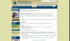 
							         Technology Links/Resources - Pueblo City Schools Internet								  
							    