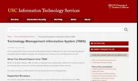 
							         Technology Management Information System (TMIS) - IT ...								  
							    
