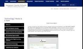 
							         Technology/ Media & E-Rate / Zscaler Login - Sampson County Schools								  
							    