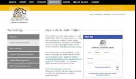 
							         Technology / Parent Portal Information - University City School District								  
							    