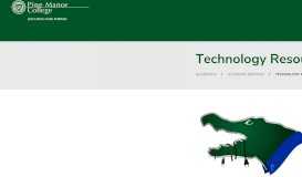 
							         Technology Resources | Pine Manor College								  
							    