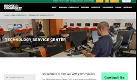 
							         Technology Service Center – Bronx Community College								  
							    
