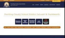 
							         Technology Services / Intranet Landing - Paulding County Schools								  
							    