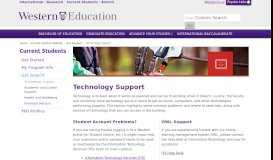 
							         Technology Support - Faculty of Education - Western University								  
							    