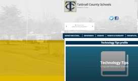 
							         Technology Tips profile - Tattnall County Schools								  
							    