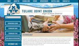 
							         Technology - Tulare Joint Union High School District (Tulare Joint ...								  
							    