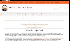 
							         Technology - White Plains School District								  
							    