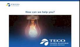 
							         TECO Energy: Welcome								  
							    