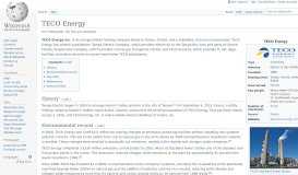 
							         TECO Energy - Wikipedia								  
							    