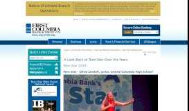
							         Teen Star Retrospective - First Columbia Bank And Trust Co.								  
							    