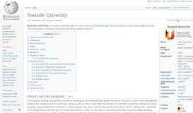 
							         Teesside University - Wikipedia								  
							    