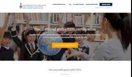 
							         TEFL Certification - TEFL Online course - University of Toronto OISE								  
							    