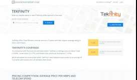 
							         Tekfinity: Business Internet Coverage & Availability								  
							    