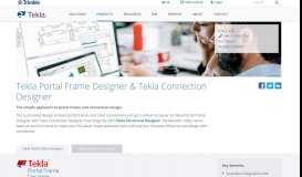 
							         Tekla Portal Frame Designer | Connection Designer | Tekla								  
							    
