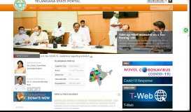 
							         Telangana State Portal Home								  
							    