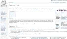
							         Telecom Plus - Wikipedia								  
							    