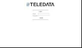 
							         TeleData Portal - Log In								  
							    