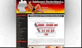 
							         Telefonsex-Deutschland.de - Das deutsche Telefonsex Portal im Internet								  
							    