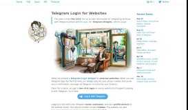 
							         Telegram Login for Websites								  
							    