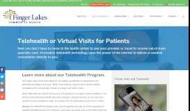 
							         Telehealth Results | Local Community Health								  
							    