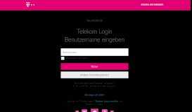 
							         Telekom-Login								  
							    