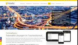 
							         Telematik App für iOS, Android & BlackBerry | Yellow Fox								  
							    