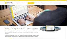 
							         Telematik-Portal für Lkw-Flotten. YellowProLogistics. - YellowFox								  
							    