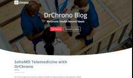 
							         Telemedicine with DrChrono & SohoMD | DrChrono Blog								  
							    