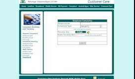 
							         Telephone Fault - MTNL Delhi - Customer SelfCare Portal : Online ...								  
							    