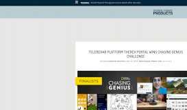 
							         Telerehab Platform Therex Portal Wins Chasing Genius Challenge ...								  
							    