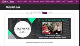 
							         Television Club | Jesus Calls								  
							    