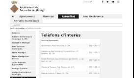 
							         Telèfons d'interès | Torroella de Montgrí								  
							    