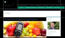 
							         TELIPRO - Internetportal für telemedizinische Lifestyle-Programme ...								  
							    