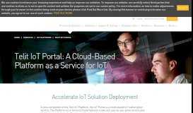 
							         Telit IoT Portal | Cloud Platform as a Service								  
							    