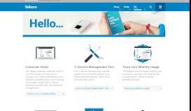 
							         TelkomSA Web Site								  
							    