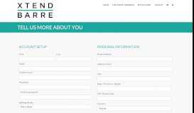 
							         Tell Us More About You – Instructor Portal – Xtend Barre								  
							    