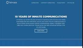 
							         Telmate – Transforming Inmate Communications								  
							    