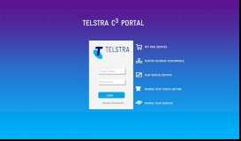 
							         Telstra C3 Portal								  
							    