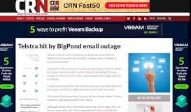 
							         Telstra hit by BigPond email outage - Collaboration - Telco ...								  
							    