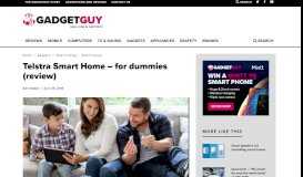
							         Telstra Smart Home – for dummies (review) | Gadget Guy Australia								  
							    